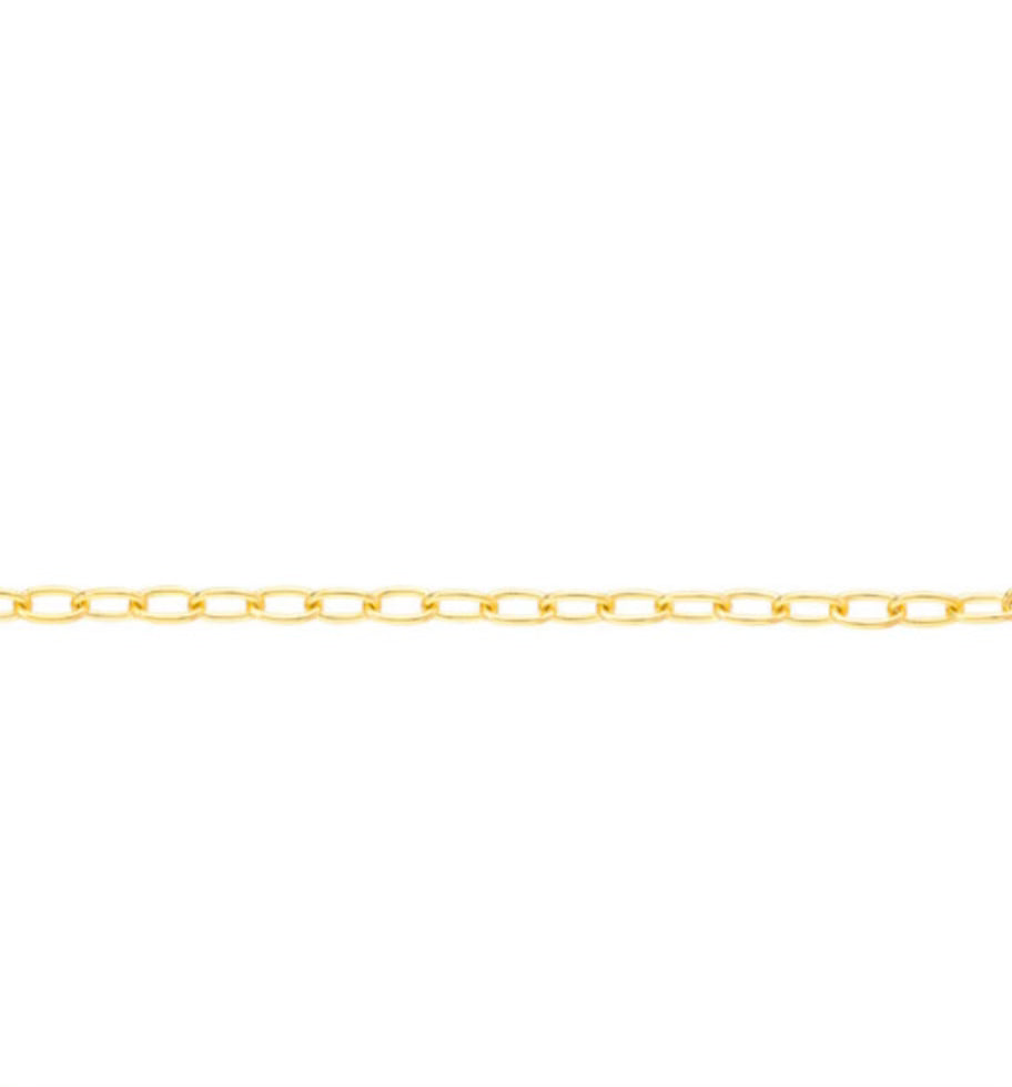 Sun Glitter 14K Yellow Gold Permanent Chain