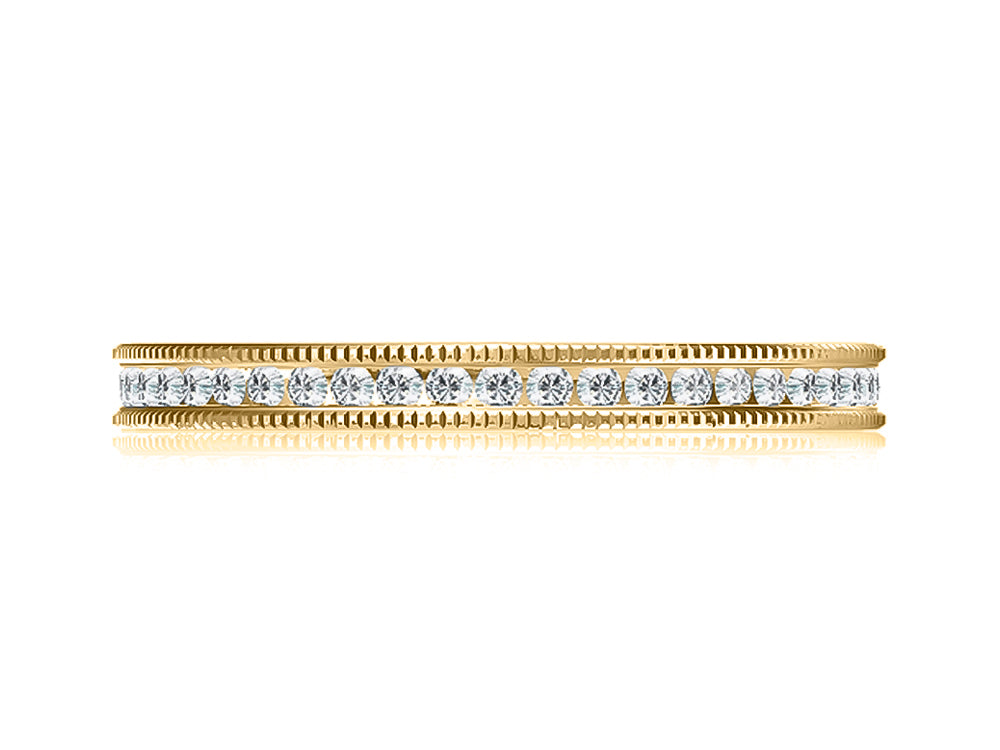 14K Yellow Gold Diamond Wedding Band