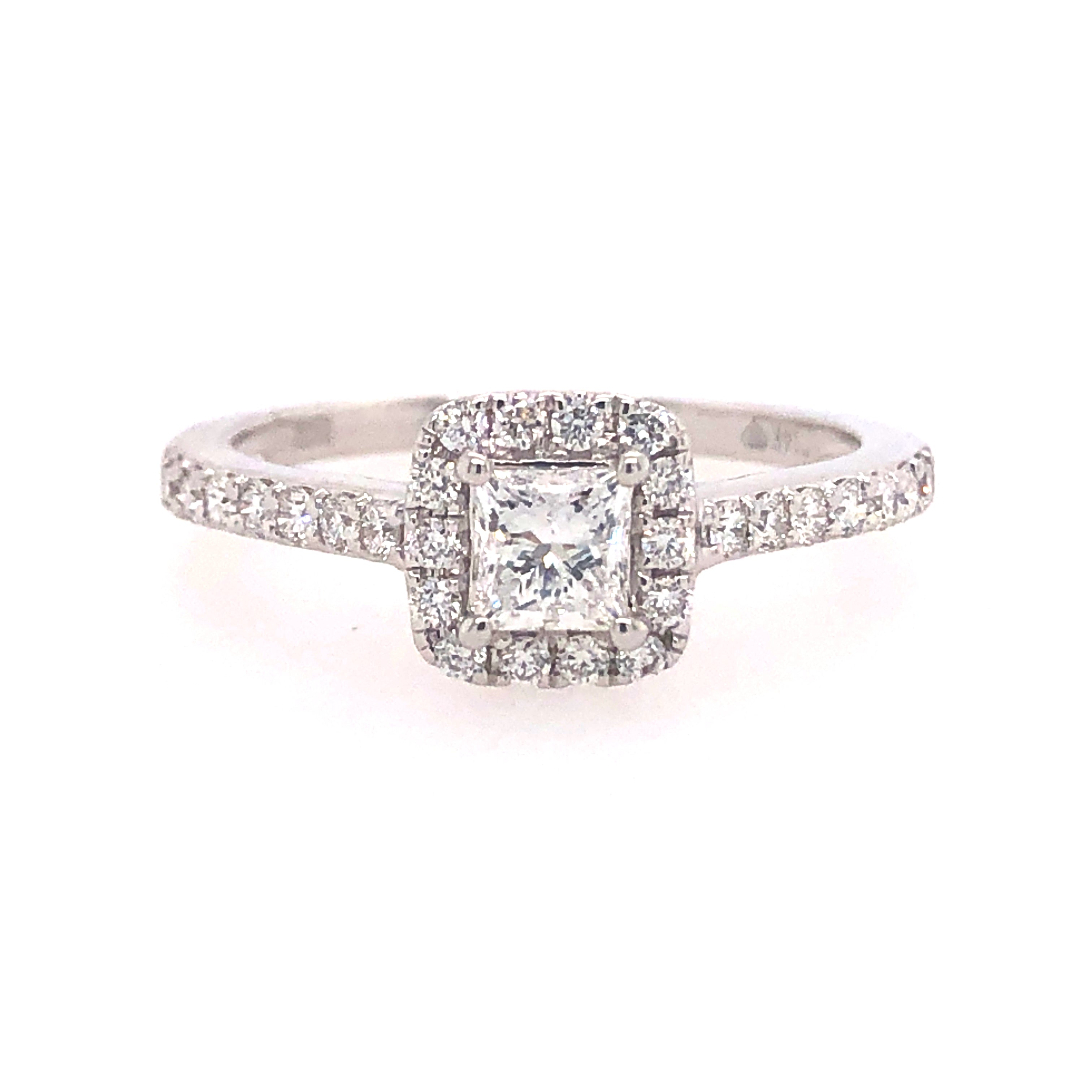 Halo Engagement Ring