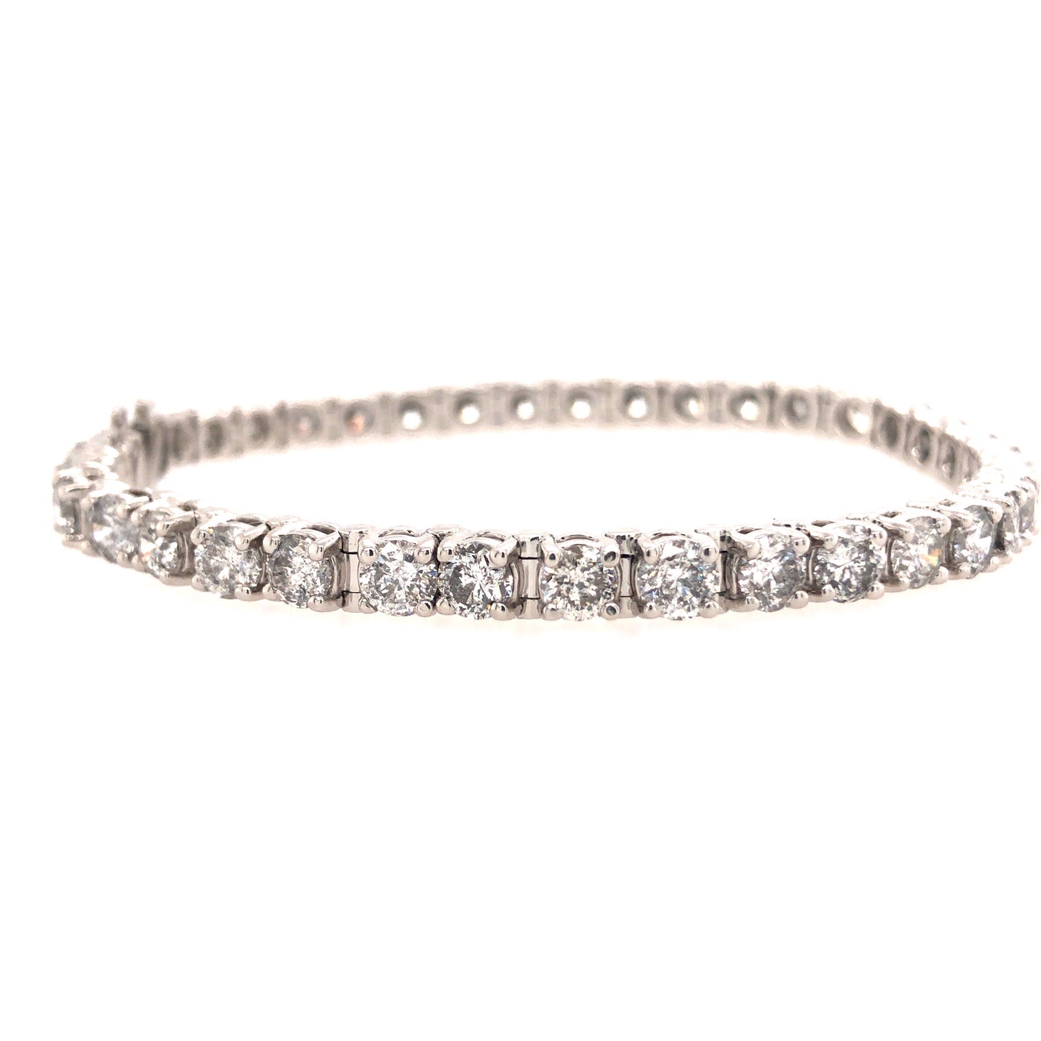 18k White Gold Diamond Tennis Bracelet