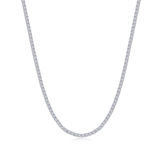 Sterling Silver Cubic Zirconia Necklace