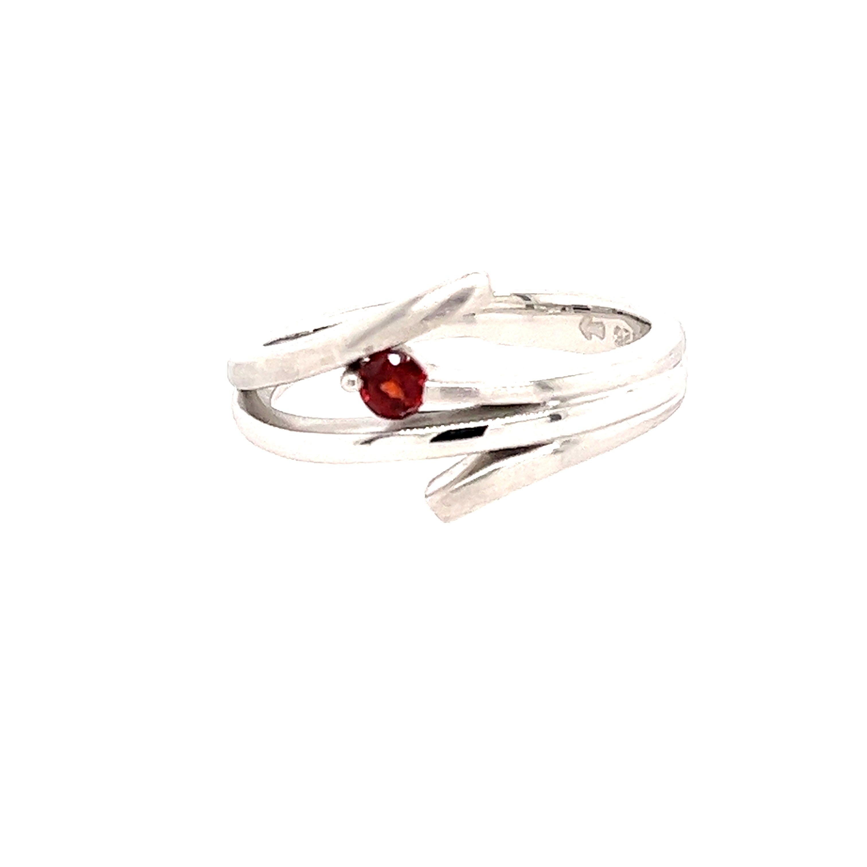 Sterling Silver Garnet Ring
