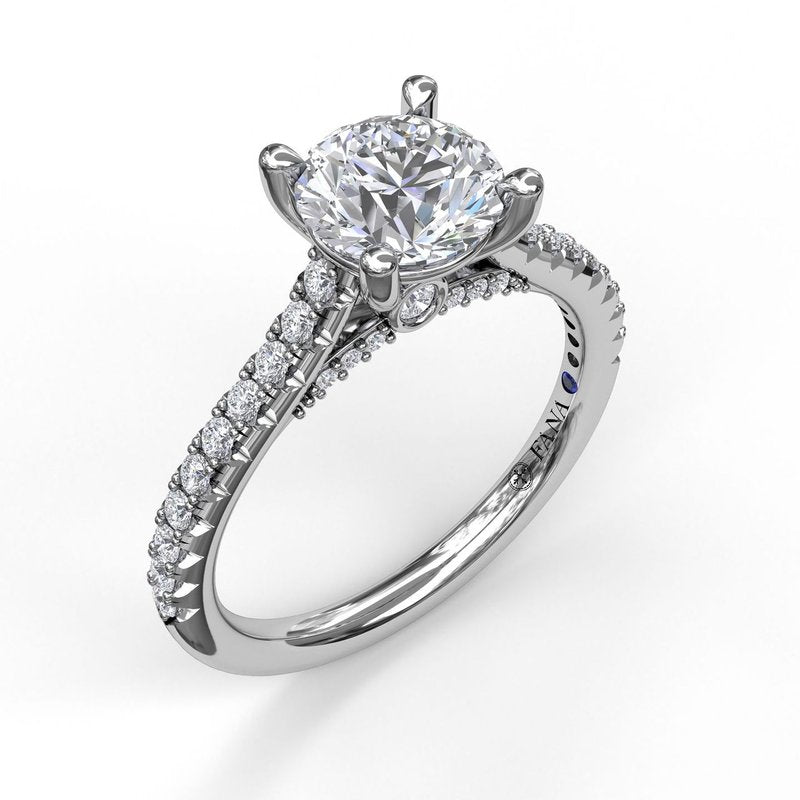 Diamond Band Engagement Ring