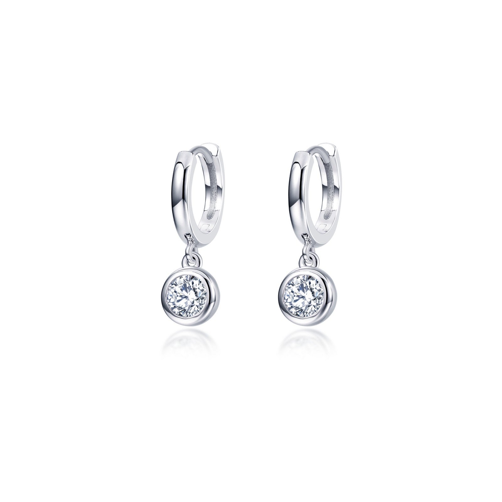 Sterling Silver Cubic Zirconias Earrings
