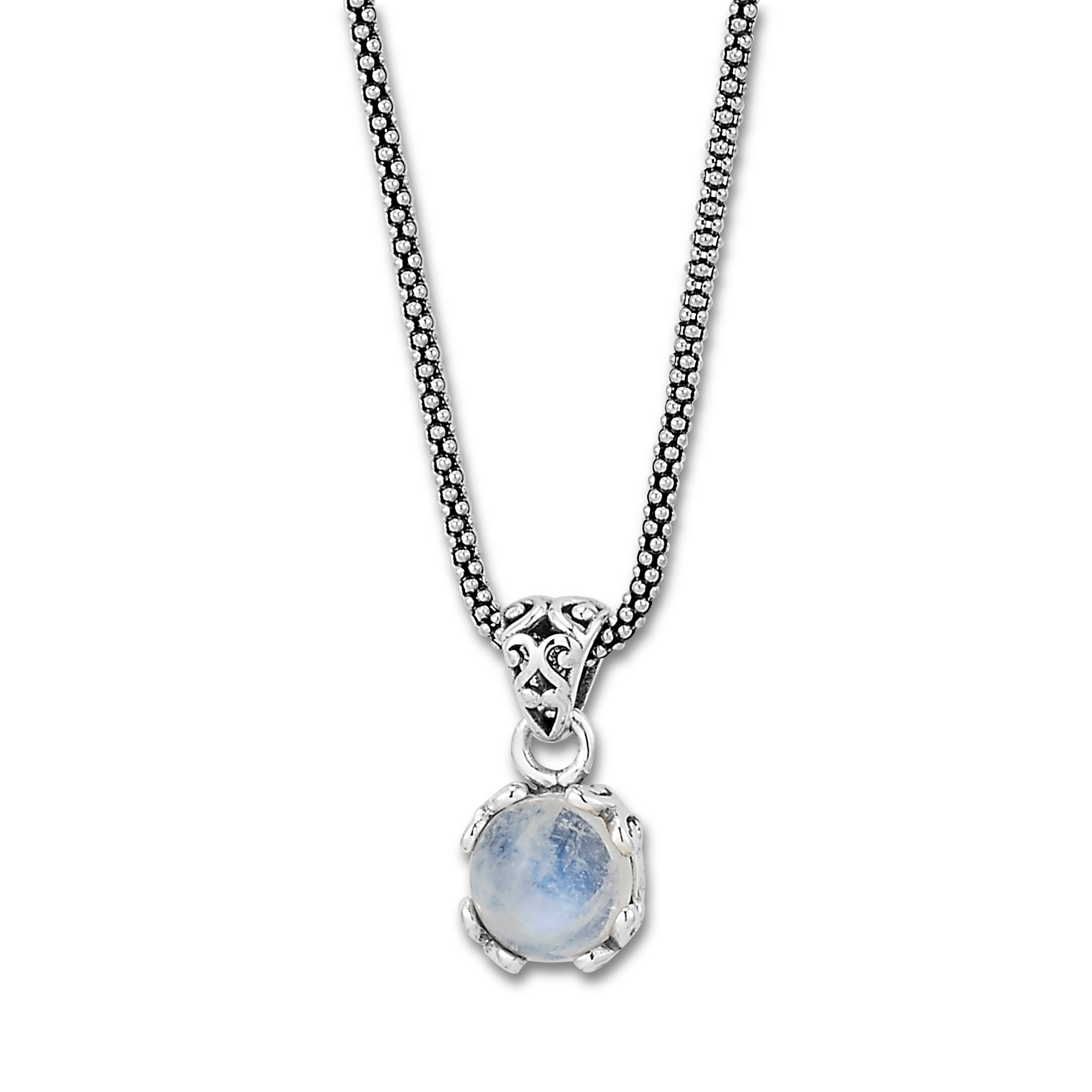 Sterling Silver Moonstone Pendant