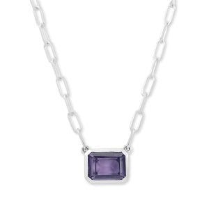 Sterling Silver Amethyst Pendant
