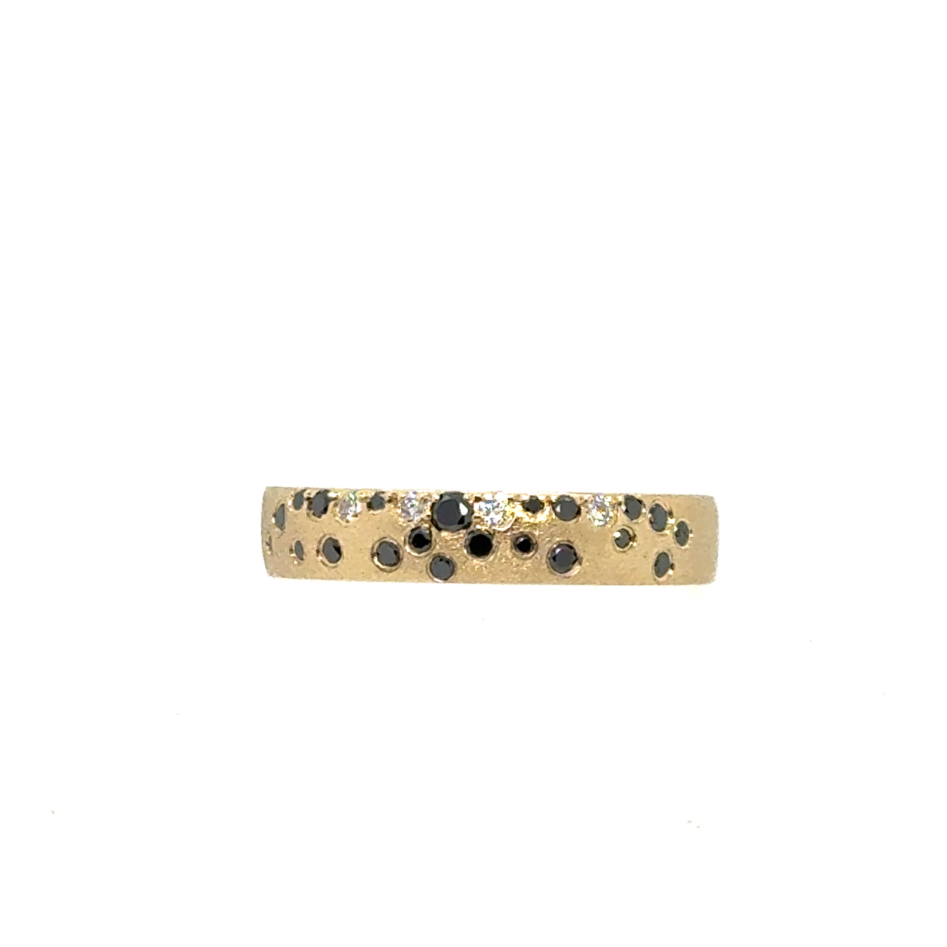 14K Yellow Gold Confetti Diamond Fashion Ring