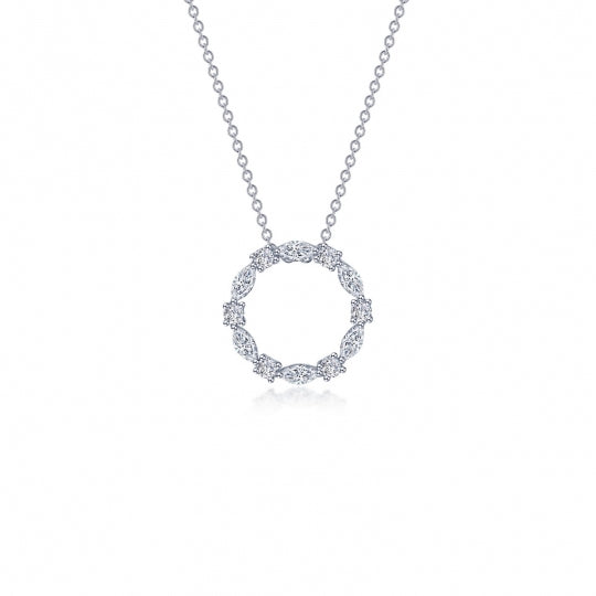 Sterling Silver Cubic Zirconia Pendant