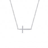 Sterling Silver Cubic Zirconia Necklace