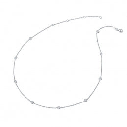 Sterling Silver Cubic Zirconia Necklace