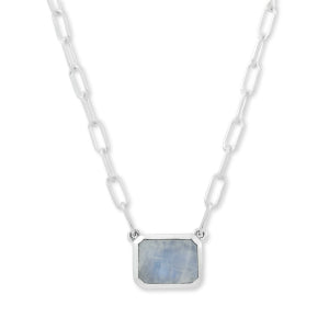 Sterling Silver Moonstone Pendant