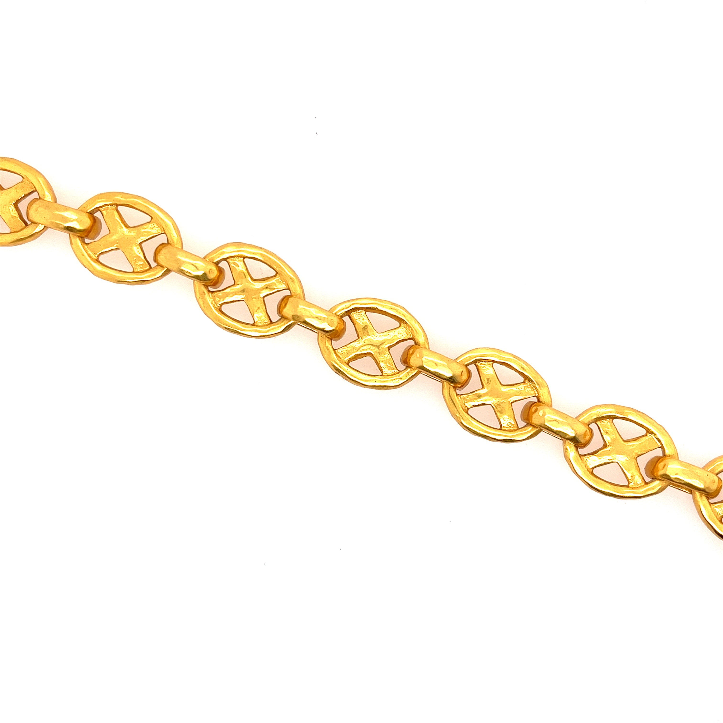 Gold Plated Link Bracelet