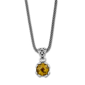 Sterling Silver Citrine Pendant