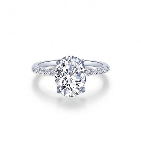 Sterling Silver Cubic Zirconias Ring