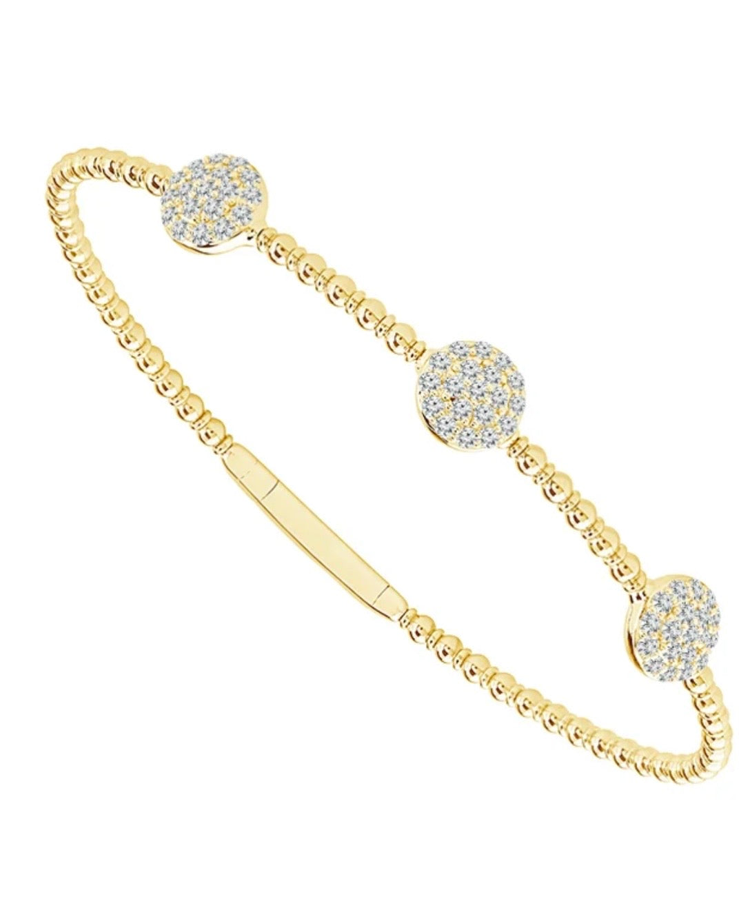14 Karat Diamond Flexie Bracelet
