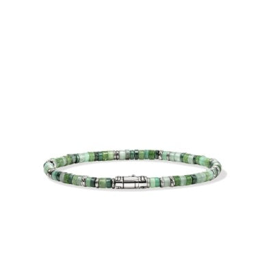 Sterling Silver Malachite Bracelet