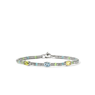 Sterling Silver Peridot Bracelet