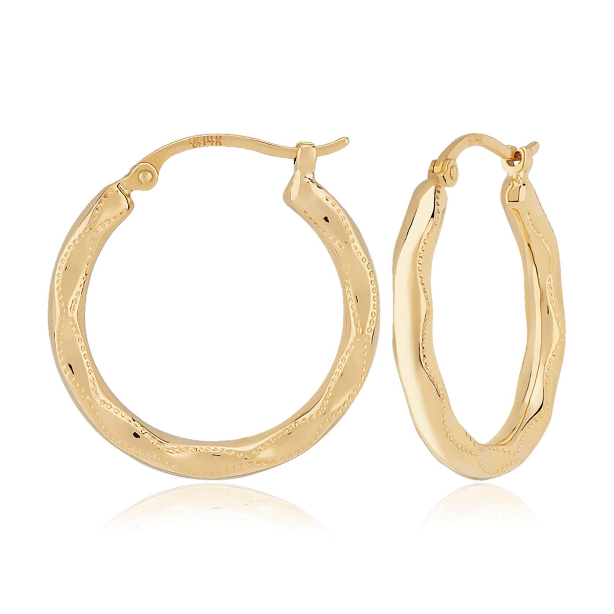 Vermeil Hoop - Carla