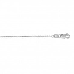 14k White Gold Cable Link Necklace