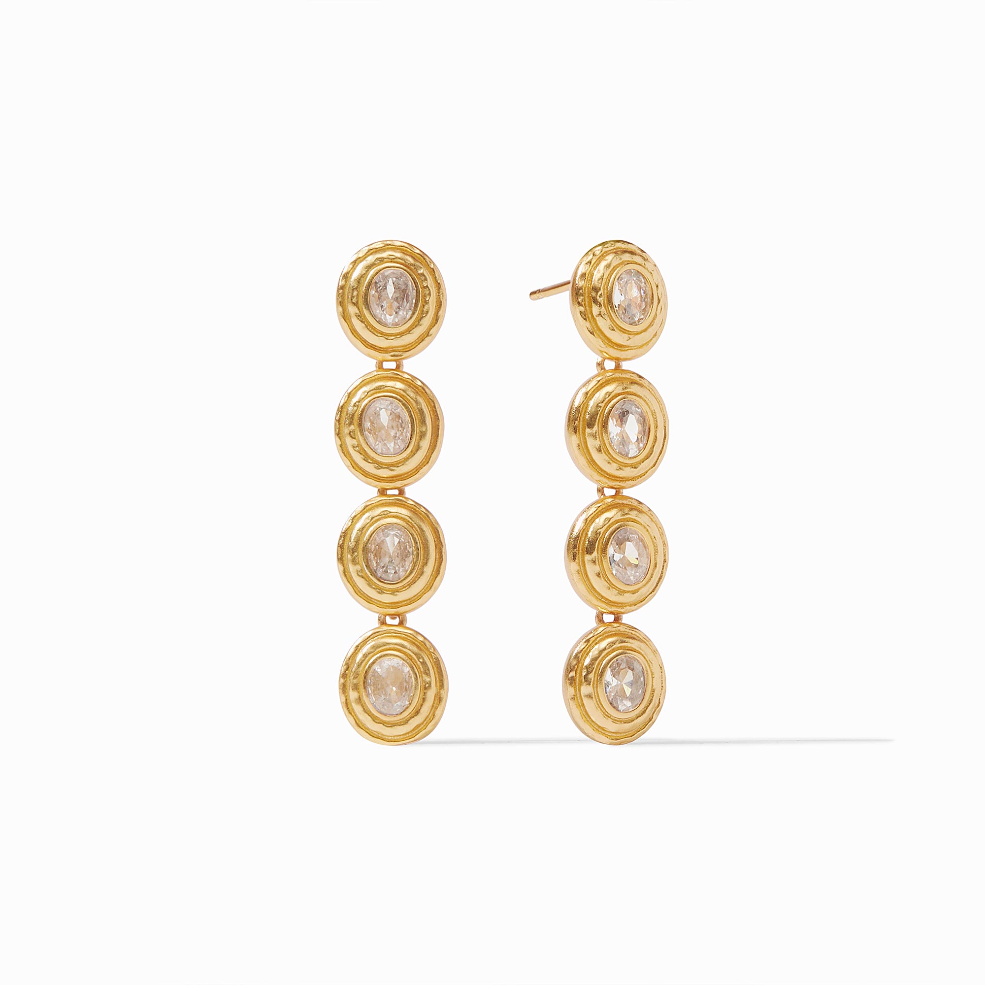 Gold Plated CZ Earrings