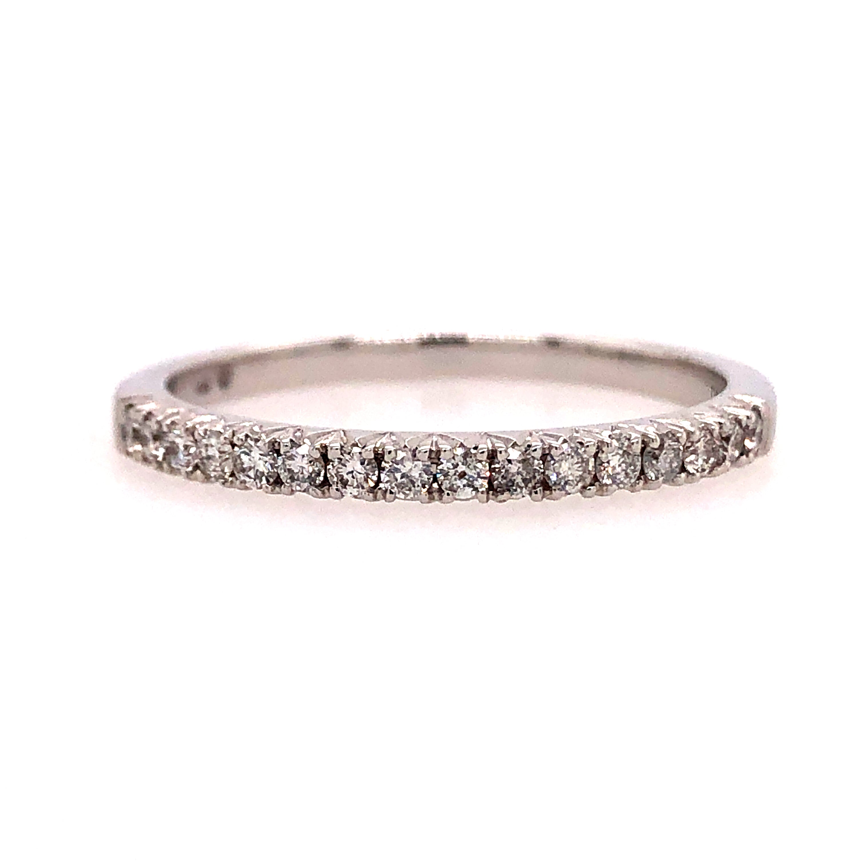 14k White Gold Diamond Anniversary Ring