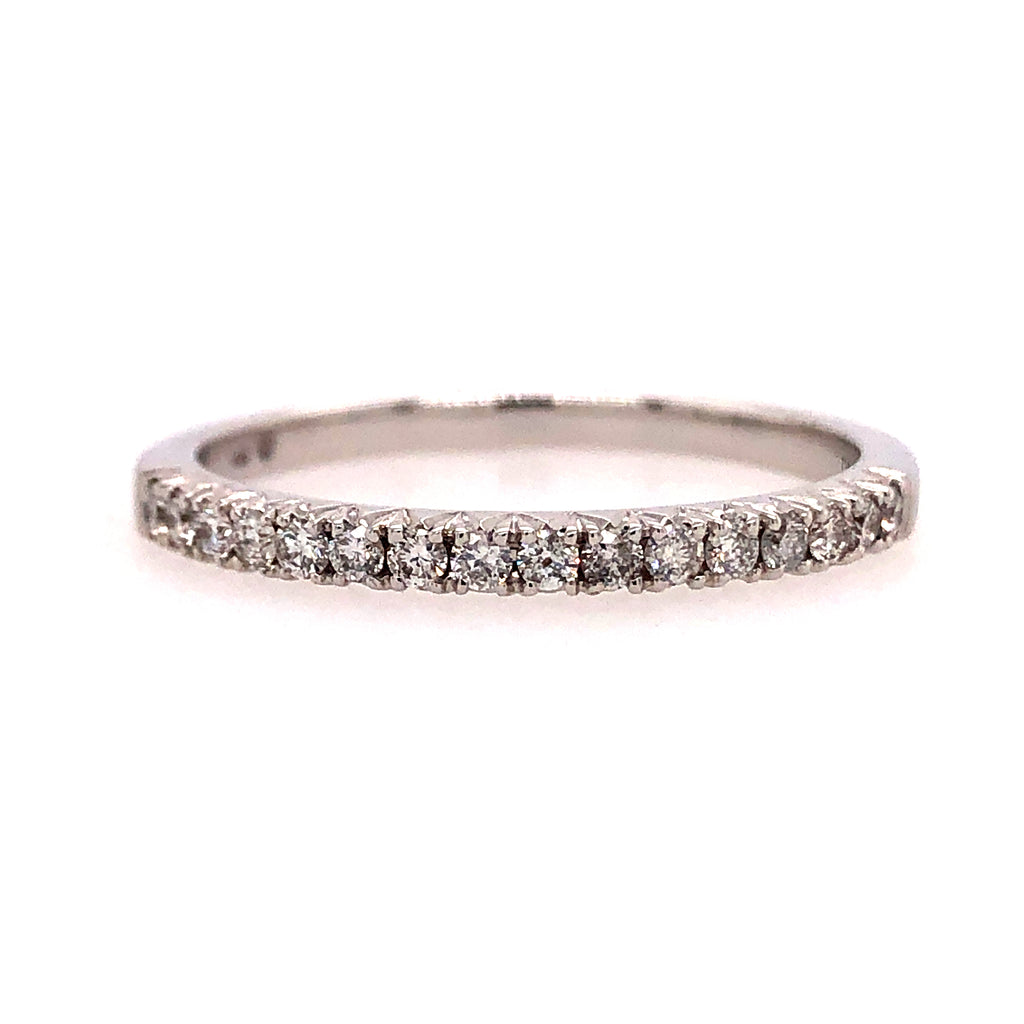 14k White Gold Diamond Anniversary Ring