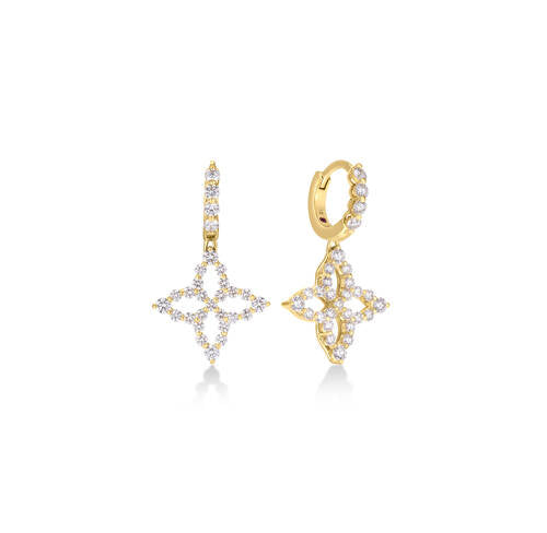 18 Karat Drop Diamond Earrings - Roberto Coin Inc