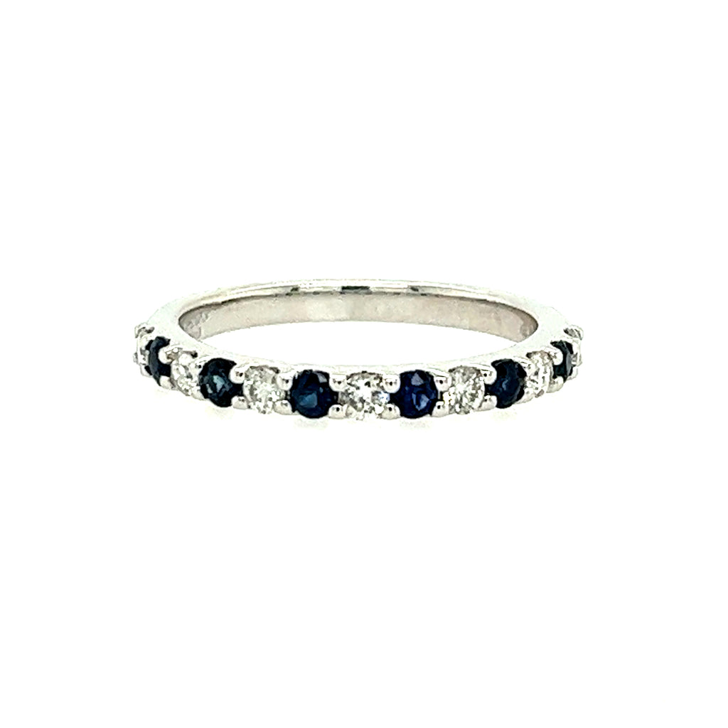 14k White Gold Diamonds Ring