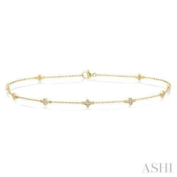 10K Yellow Gold Diamond Bracelet