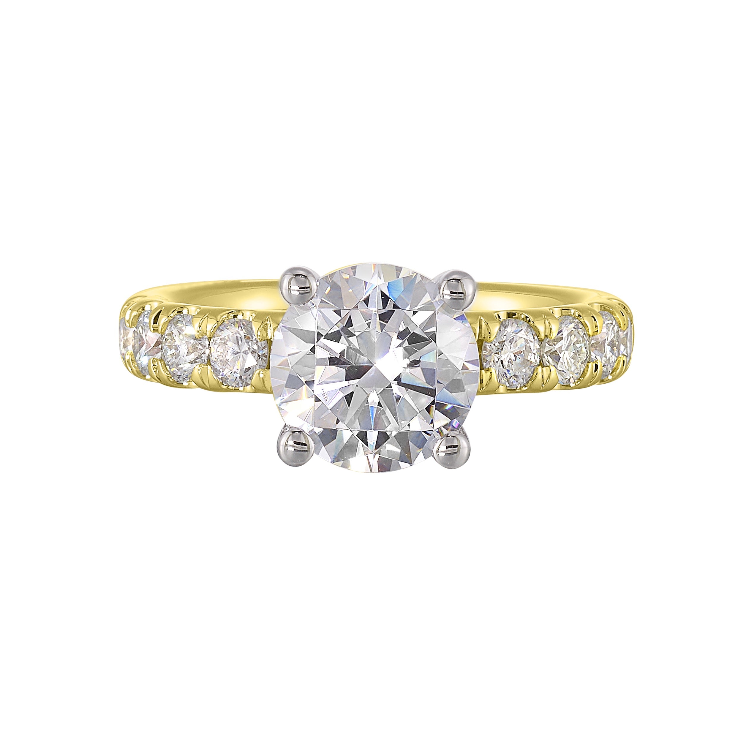 14 Karat Lakeshore Semi-Mount *center stone not included - Gemsone Corp.