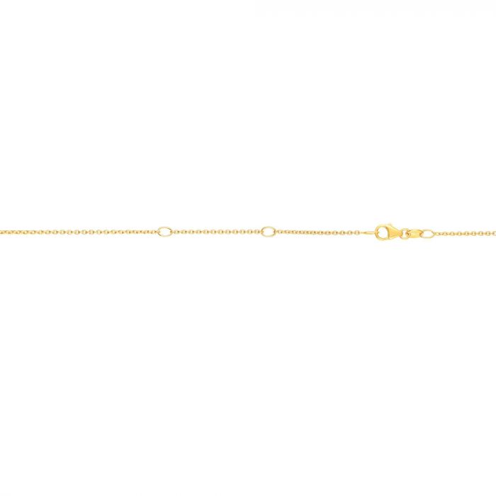 14K Yellow Gold Cable Link Necklace