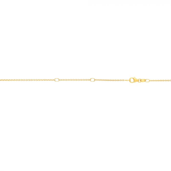 14K Yellow Gold Cable Link Necklace