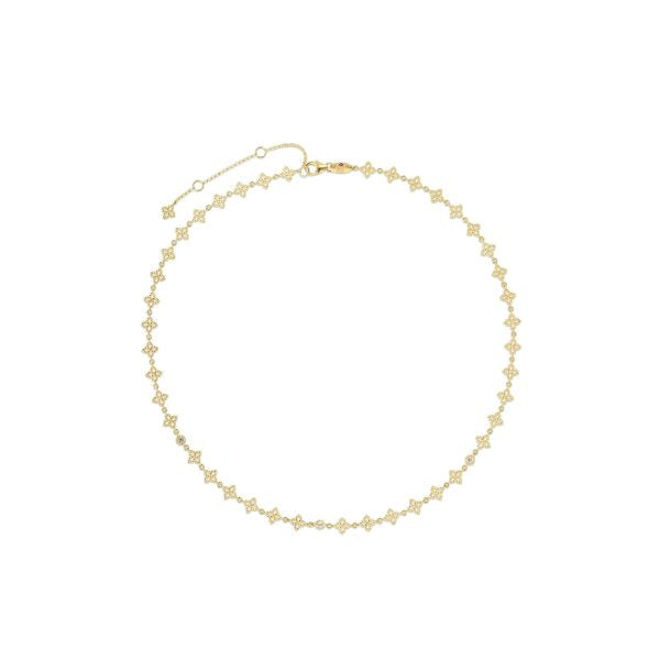 18 Karat Station Diamond Pendant