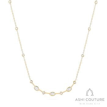 18K Yellow Gold Diamond Pendant