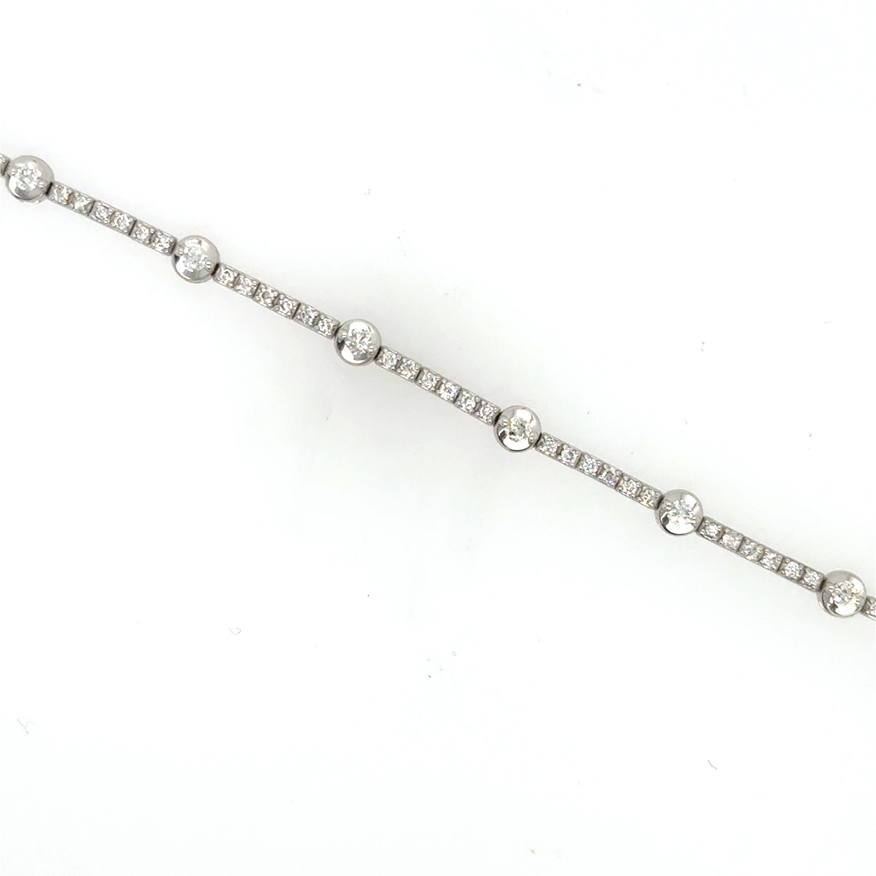 14 Karat Diamond Bracelet