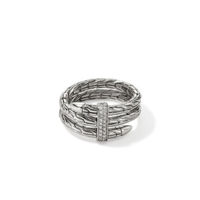 Sterling Silver Diamond Ring