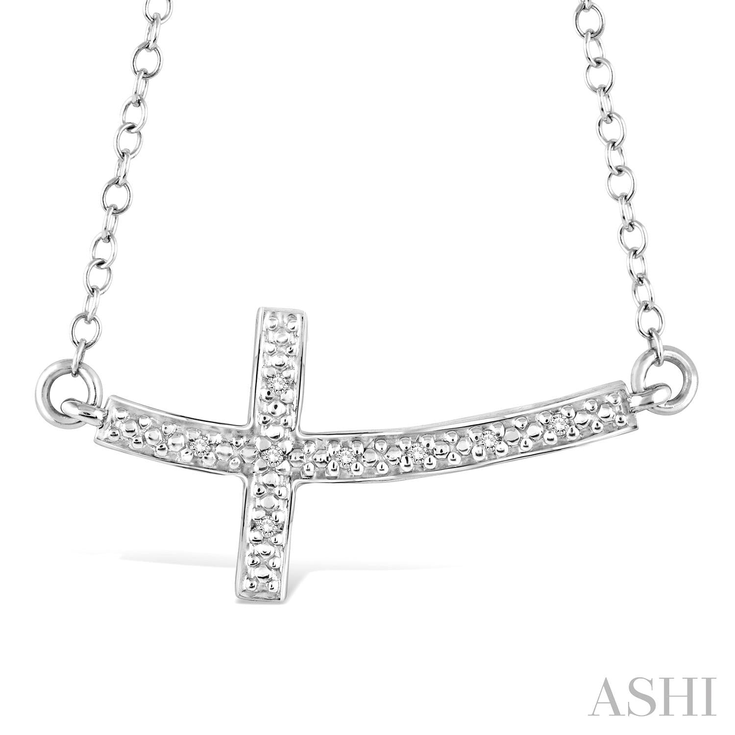 Sterling Silver Diamond Pendant