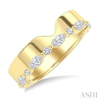 14 Karat Diamond Wedding Band - Ashi Diamonds LLC