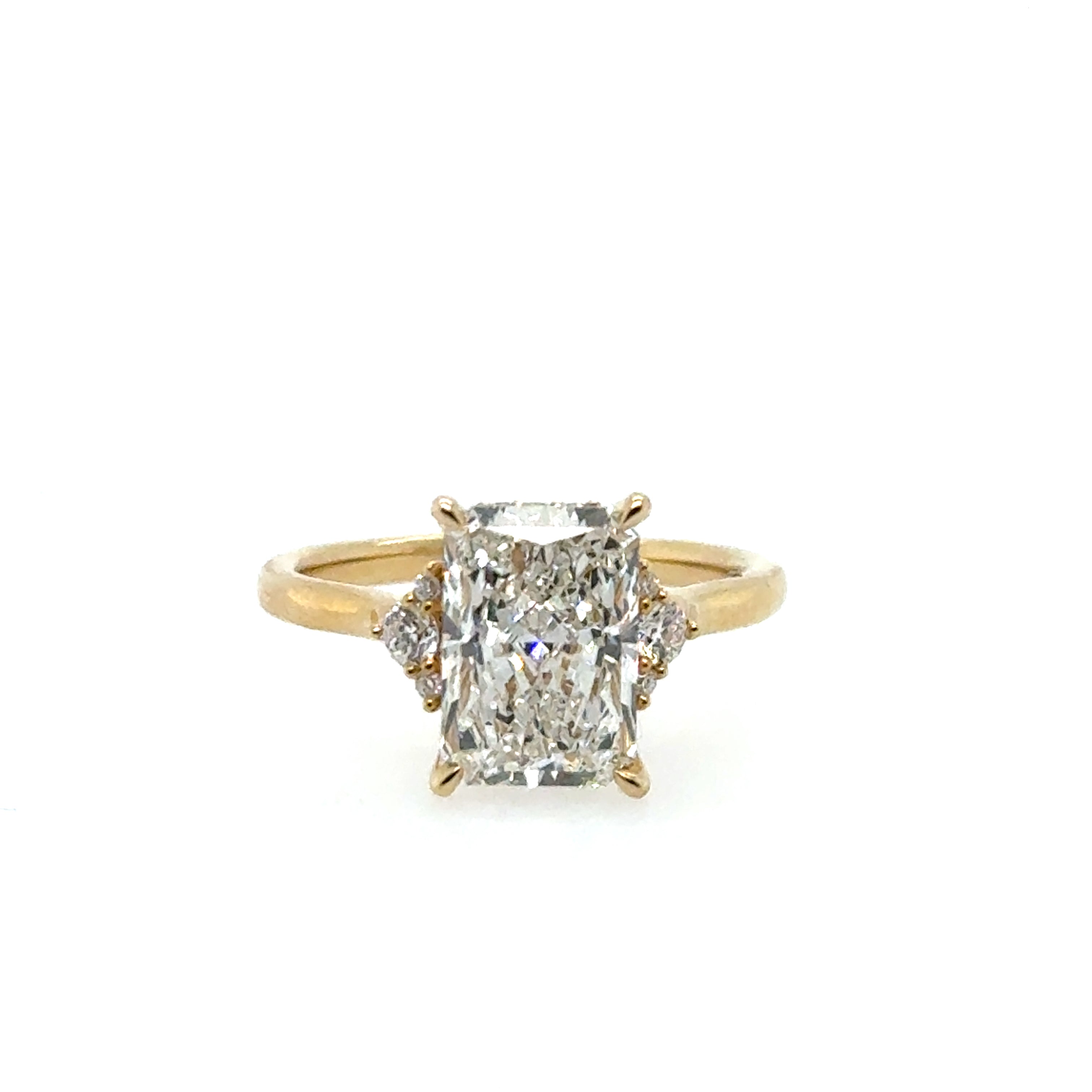 14 Karat Radiant Diamond Engagement Ring