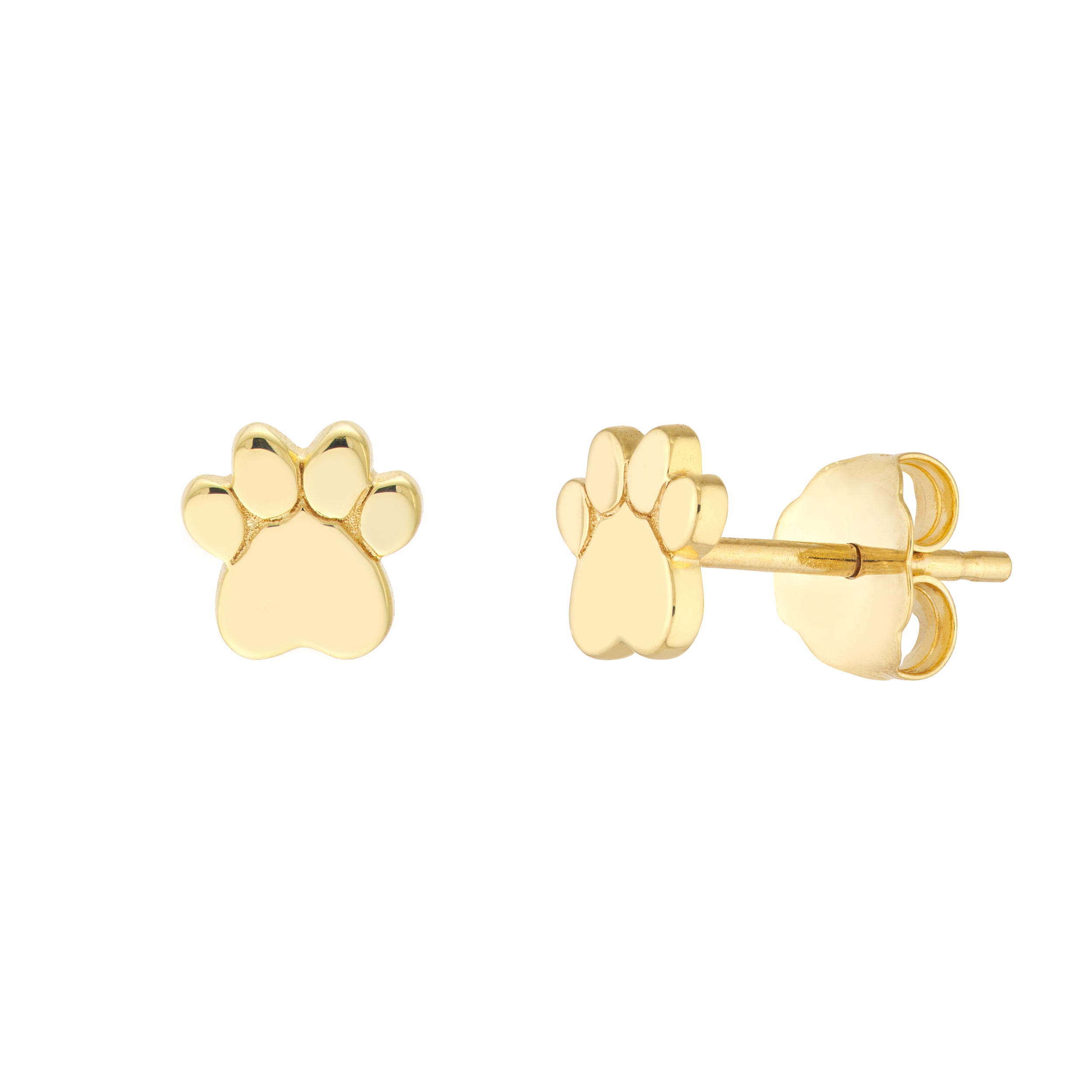 Button Earrings - Midas Chain