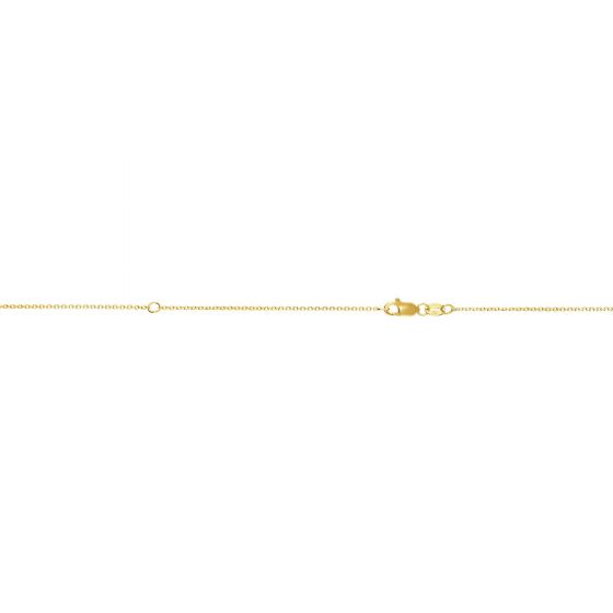 10K Yellow Gold Cable Link Necklace - Royal Chain Inc.