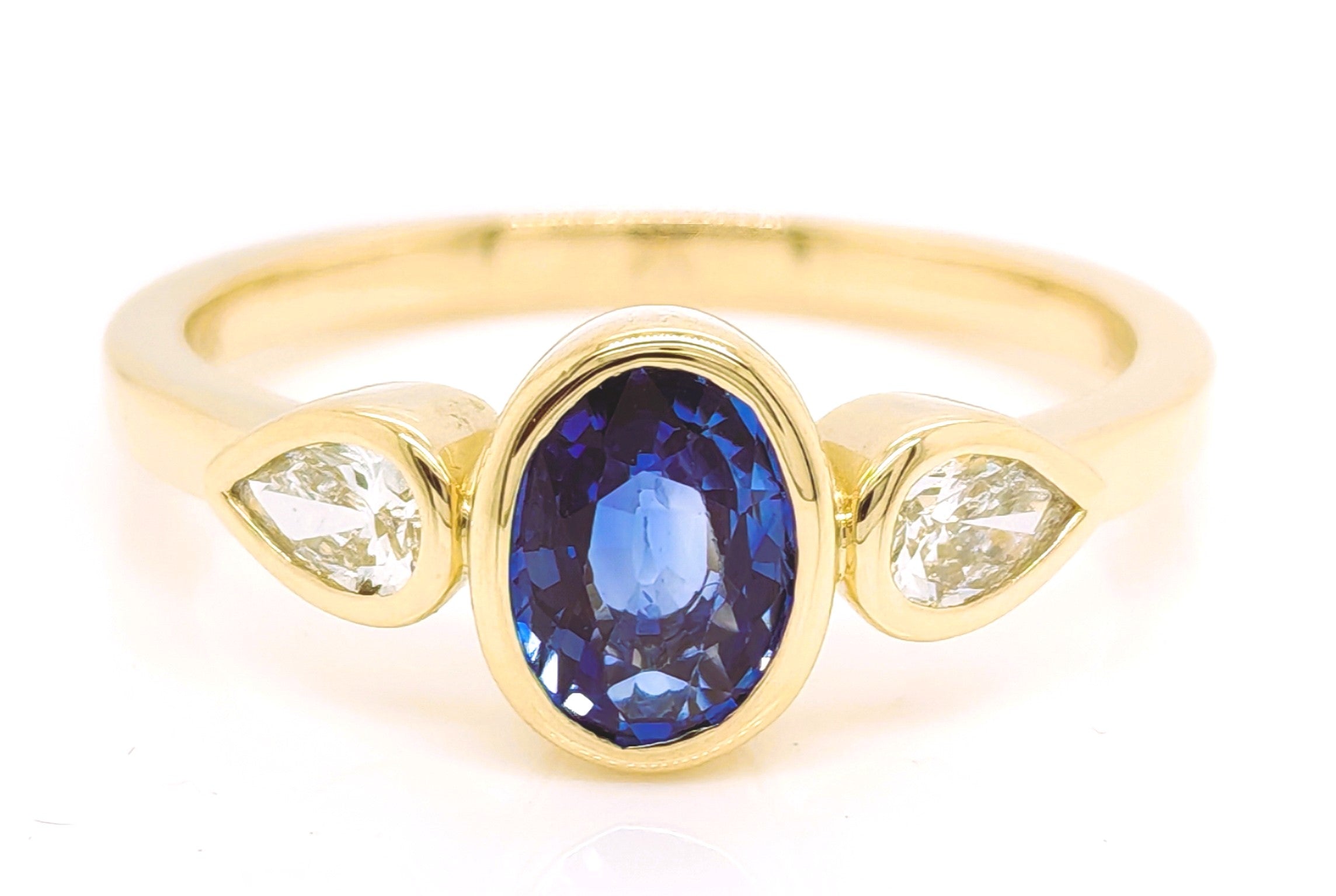 18 Karat Sapphire Ring