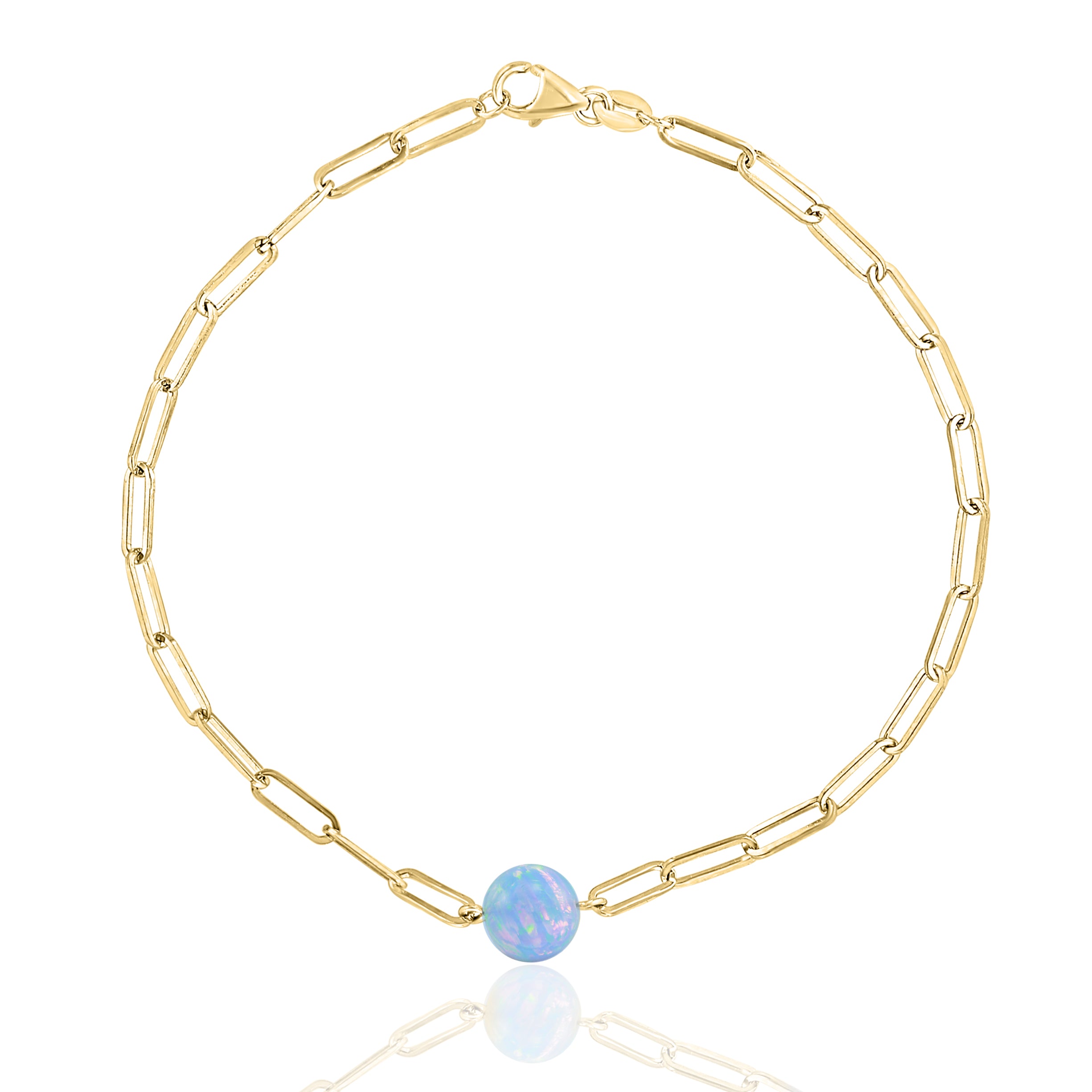 14 Karat Opal Bracelet