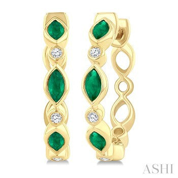 10 Karat Emerald Earrings - Ashi Diamonds LLC