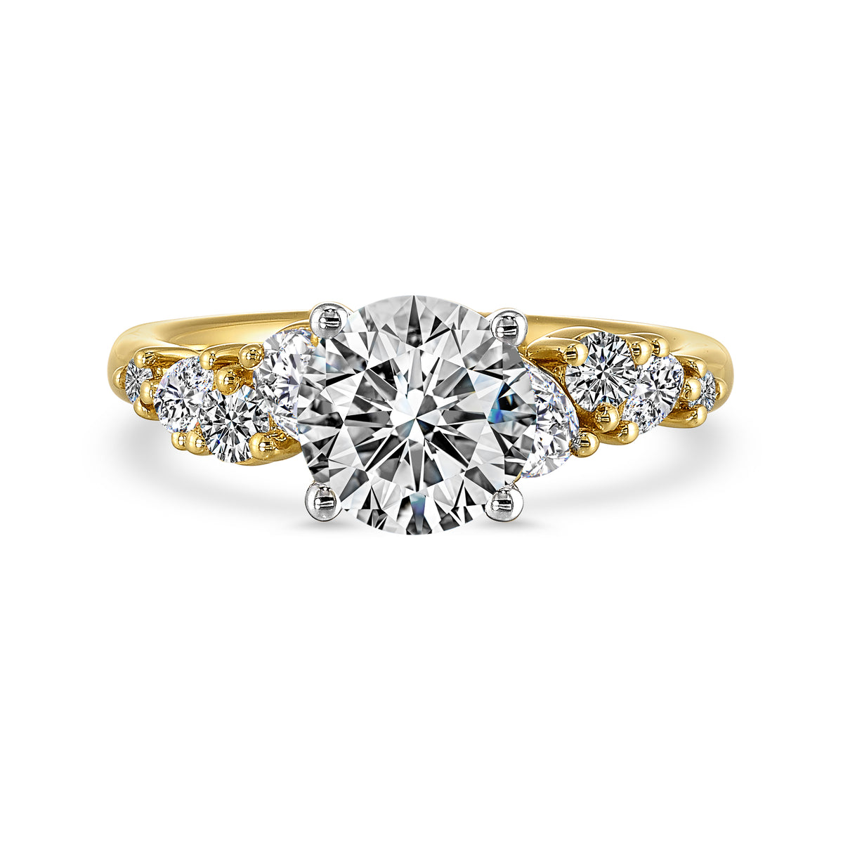 14 Karat Lakeshore Semi-Mount *center stone not included - Gemsone Corp.