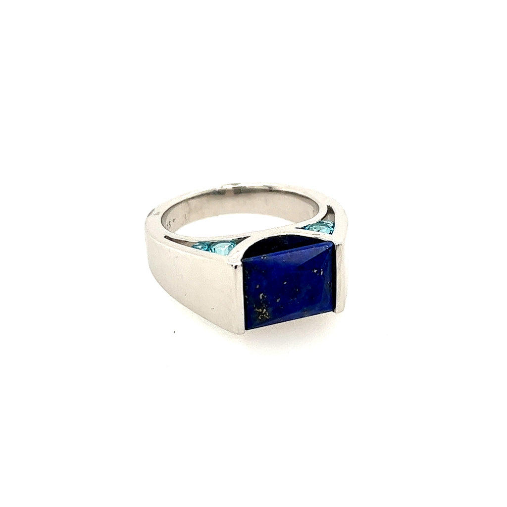 Sterling Silver Blue Topaz Ring