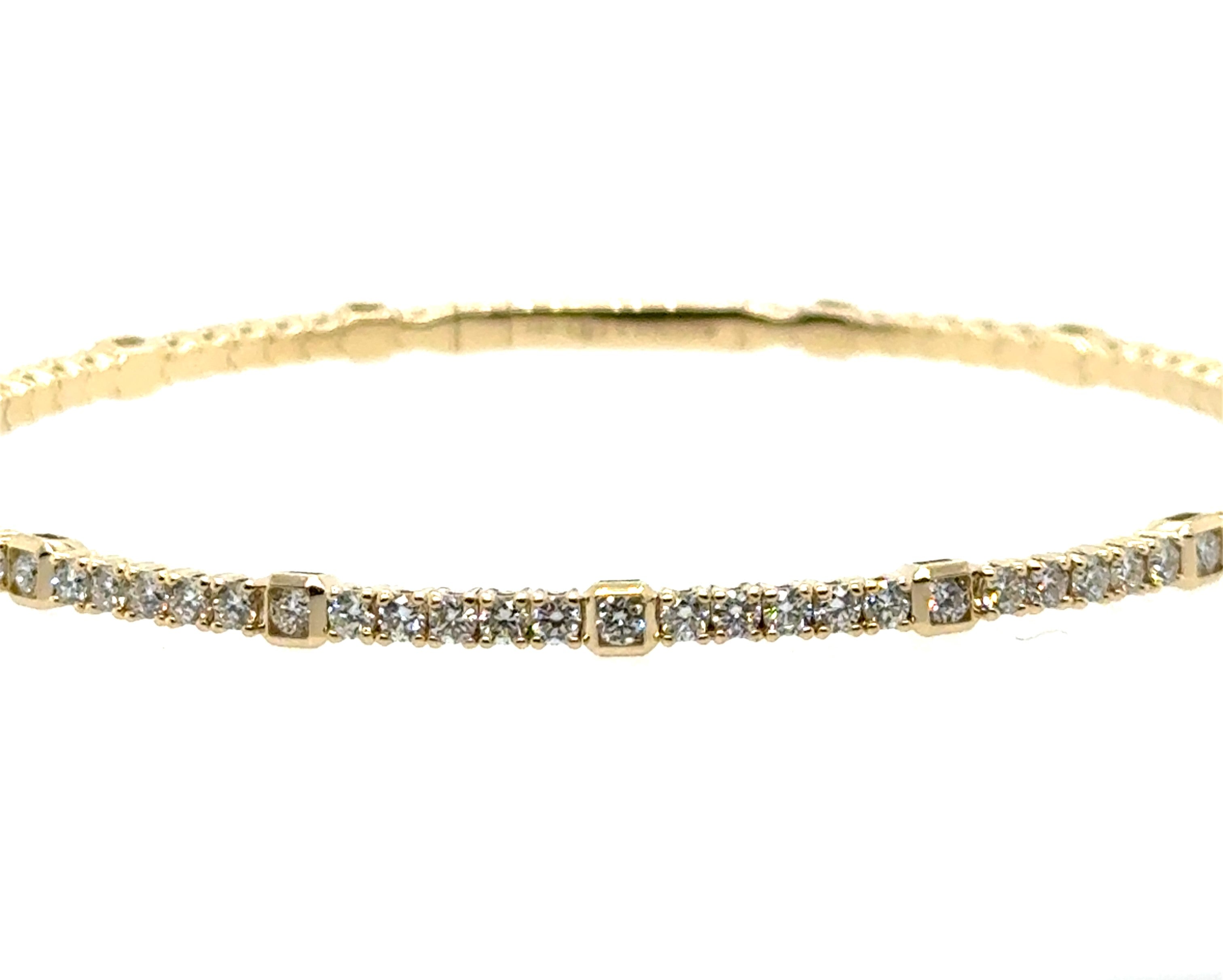 14 Karat Diamond Flexie Bracelet