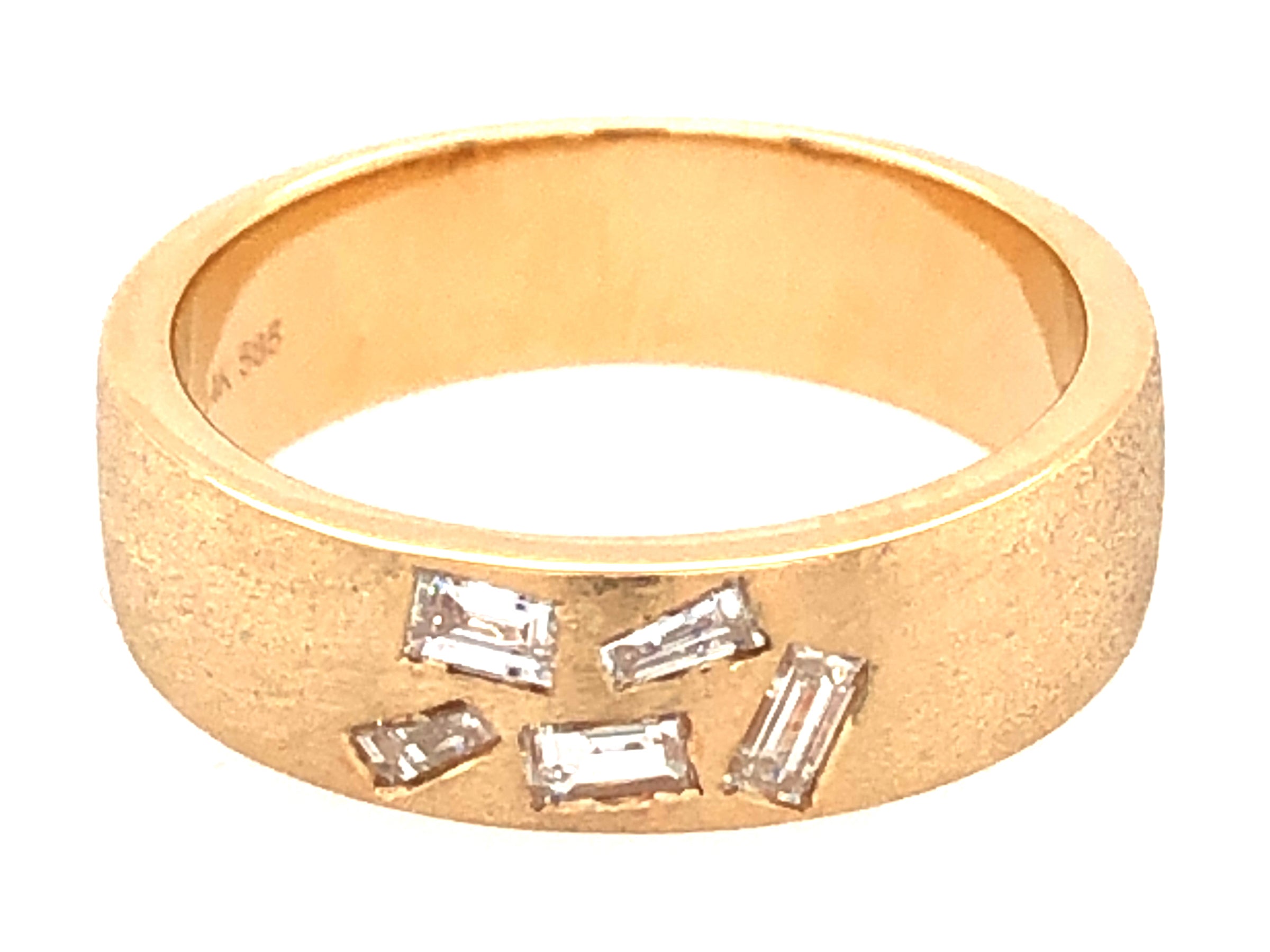 14K Yellow Gold Confetti Diamond Fashion Ring - Dilamani