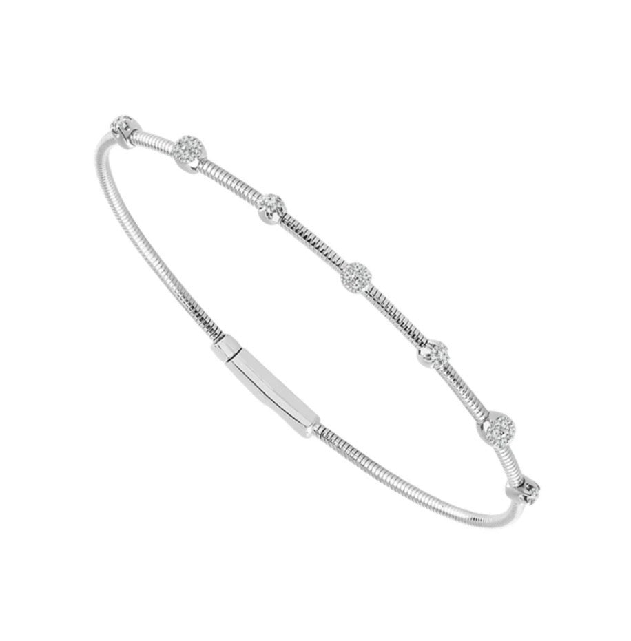 14 Karat Diamond Flexie Bracelet