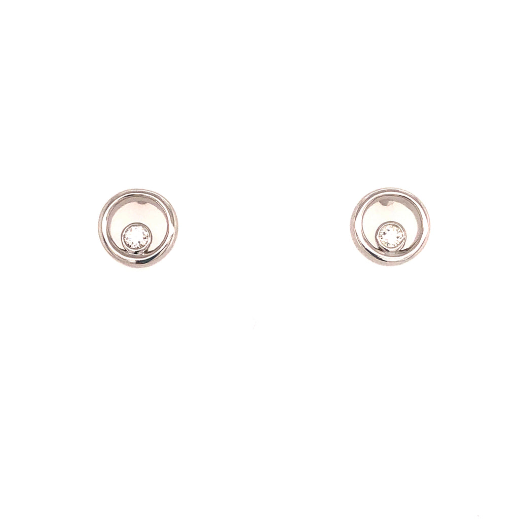 Lakeshore Diamond Circle of Love Earrings